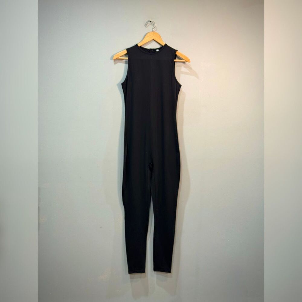 Black Unbranded Sleeveless Jumpsuit Size M Like New